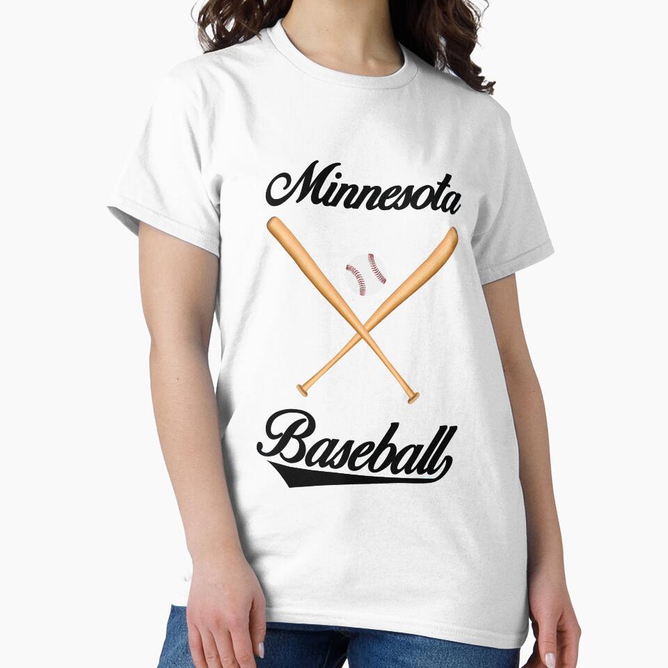 Minnesota Baseball T-Shirt for Men and Women by AllStarMerch