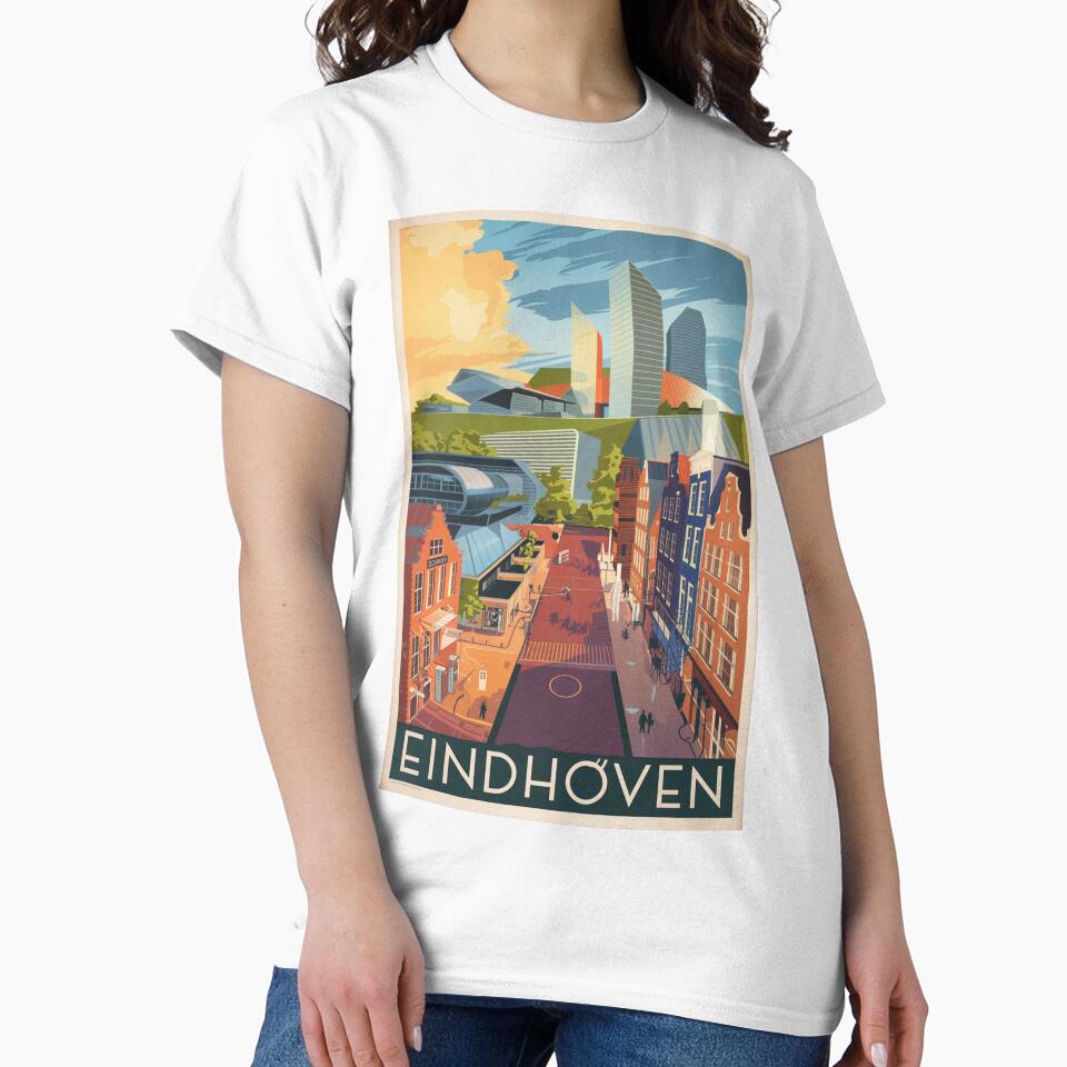 Eindhoven Vintage Travel Poster by TravelerRat