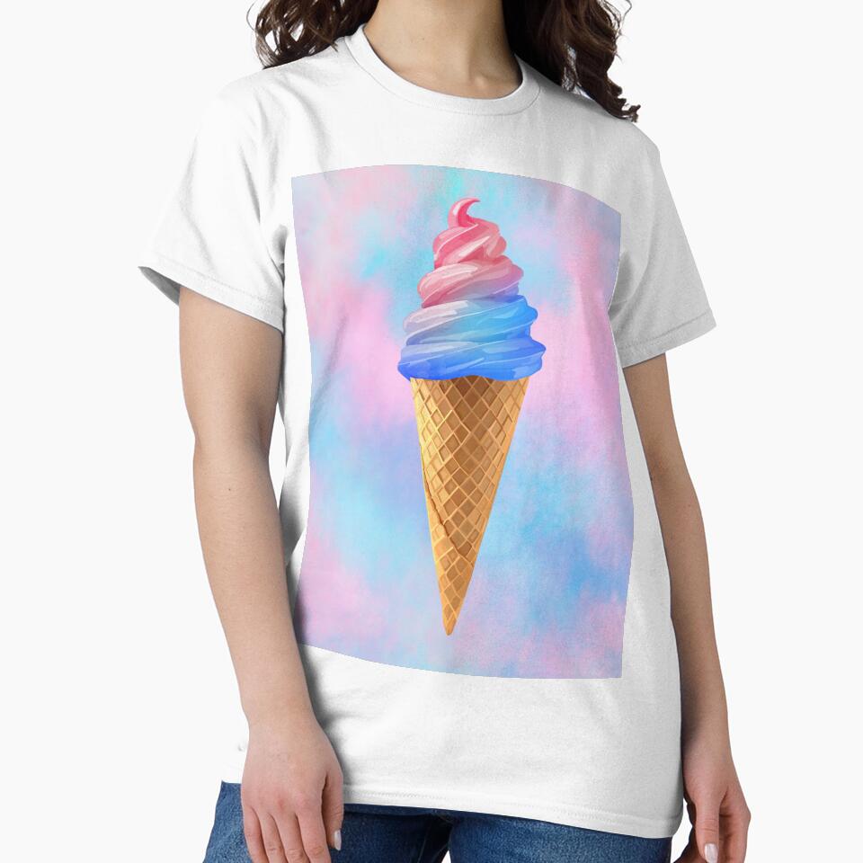 Carnival Cotton Candy Ice Cream Dream by Deborah Camp