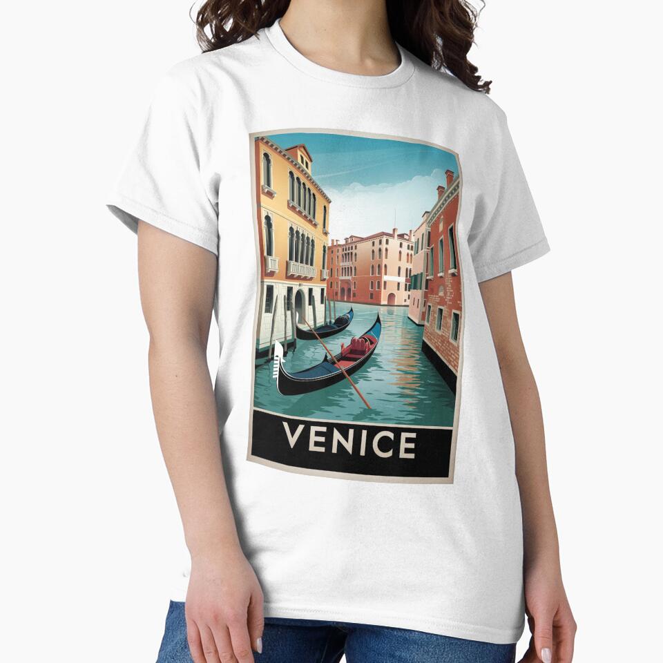 Venice Vintage Travel Poster by TravelerRat