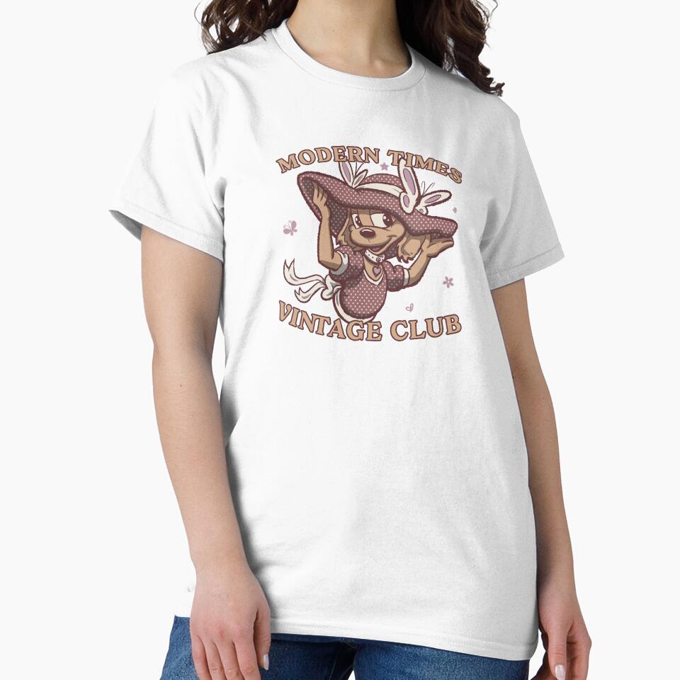 modern times vintage club - cartoon cute dressed puppy by hayrpictures