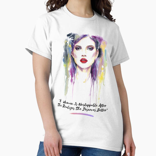 "A Woman Is Unstoppable After She..." by LondonHouse