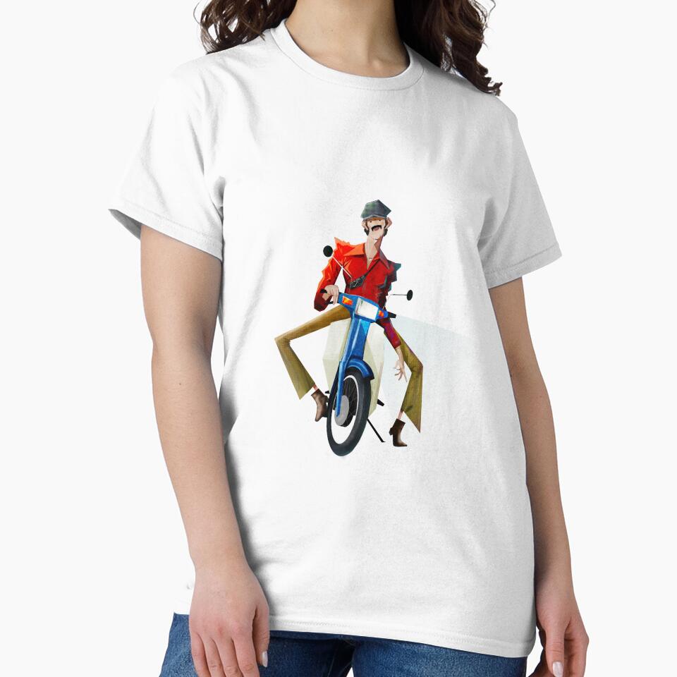 Fashionable man on bike by Hamza JATTE