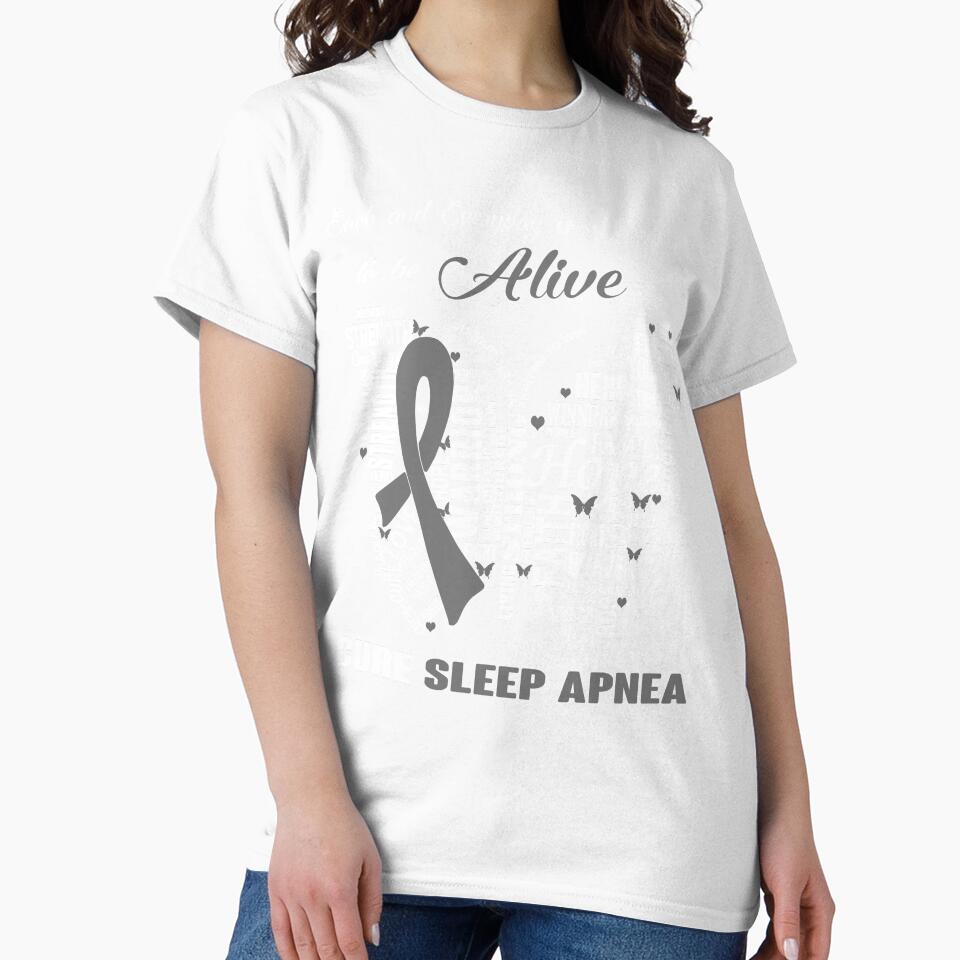 Butterfly Ribbon Cure Sleep Apnea Awareness by Tadmab