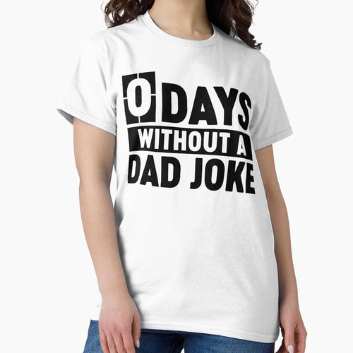 0 Days Without A Dad Joke Funny Father's Day Dad Birthday Gift by gunaone-design