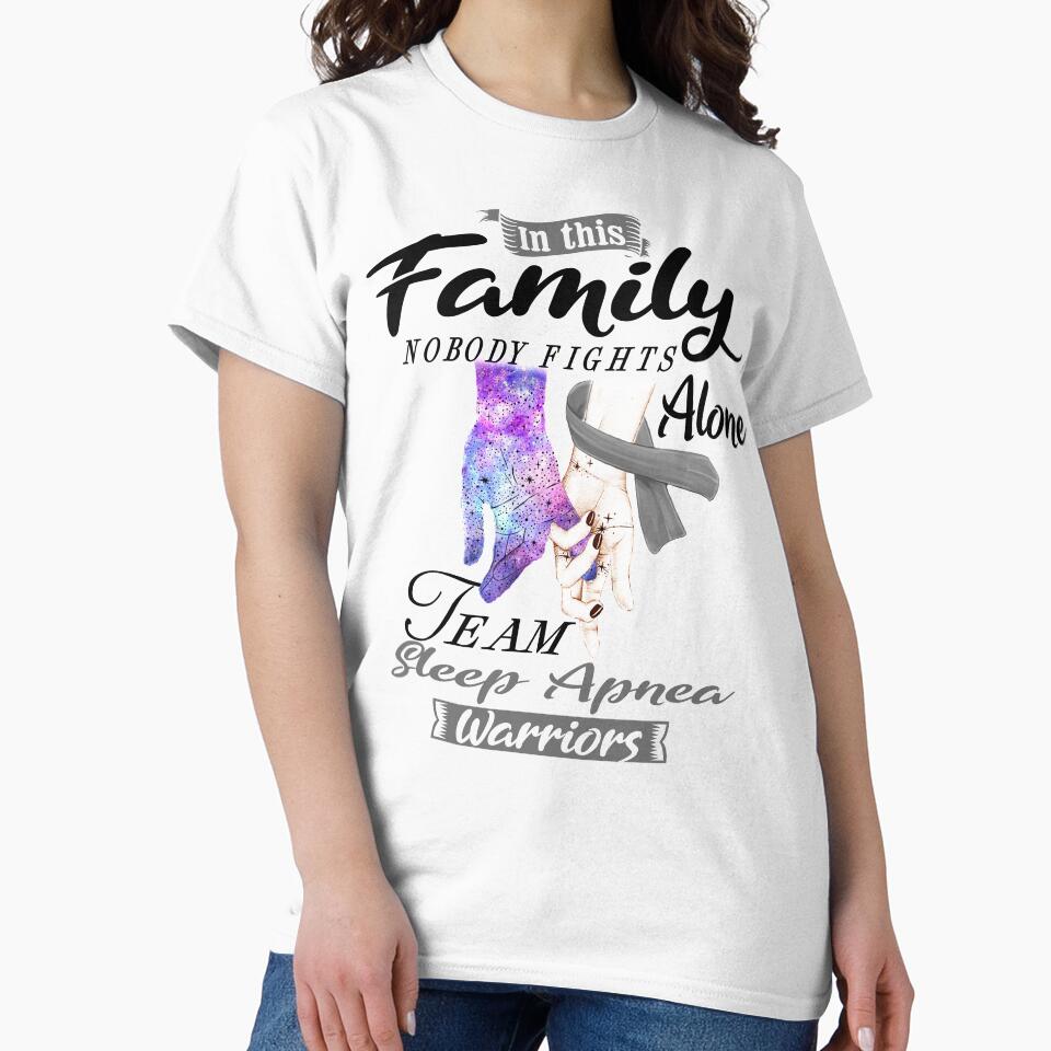 In This Family No One Fights Alone Team Sleep Apnea Warrior by deputylove