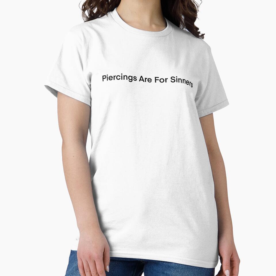 piercings are for sinners - basic font by MoonieTattoos
