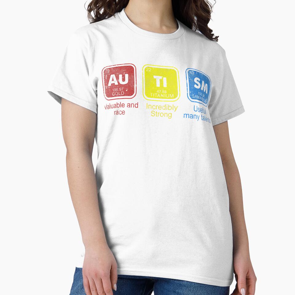 Autism Awareness Puzzle Chemical Elements Premium by LeaWalter