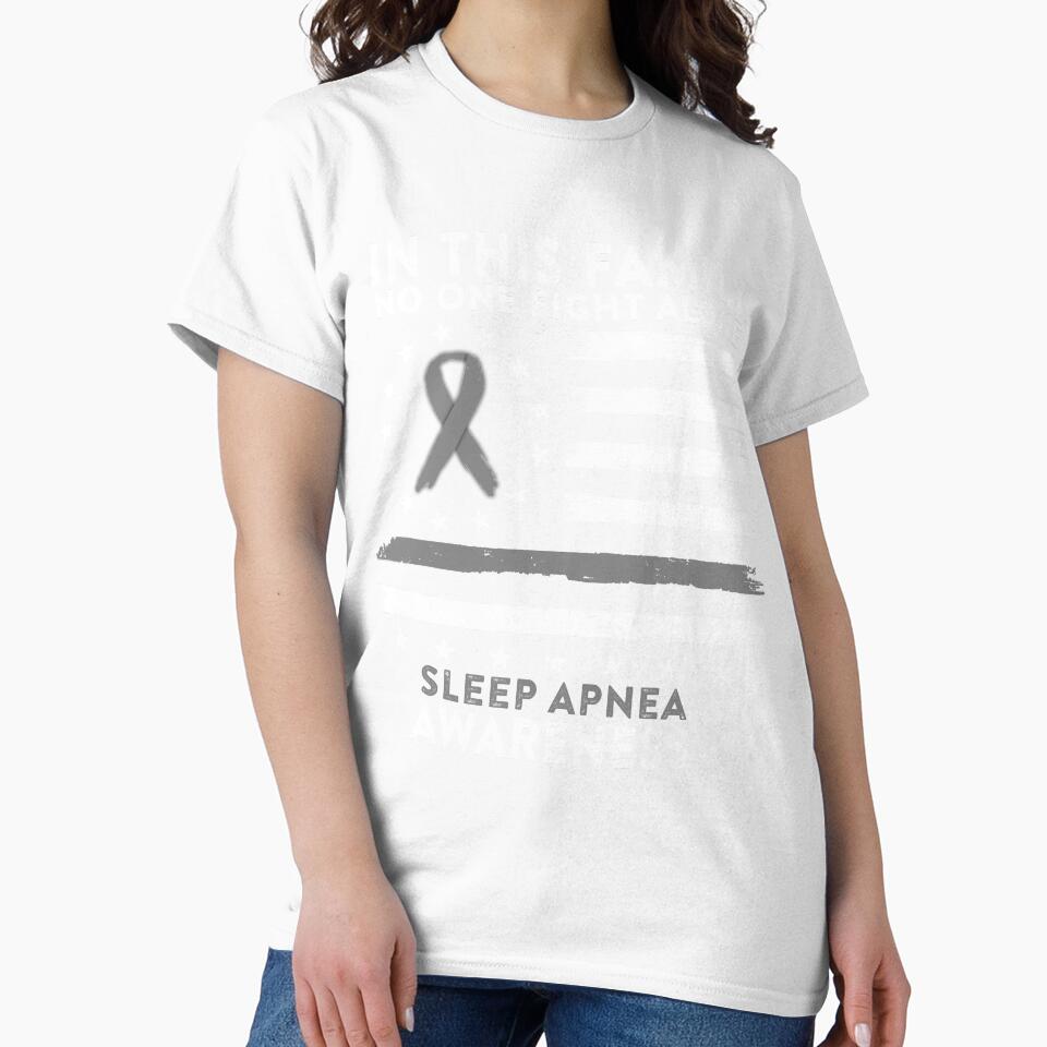 In This Family No One Fights Sleep Apnea Alone American Betsy Ross Flag by deputylove