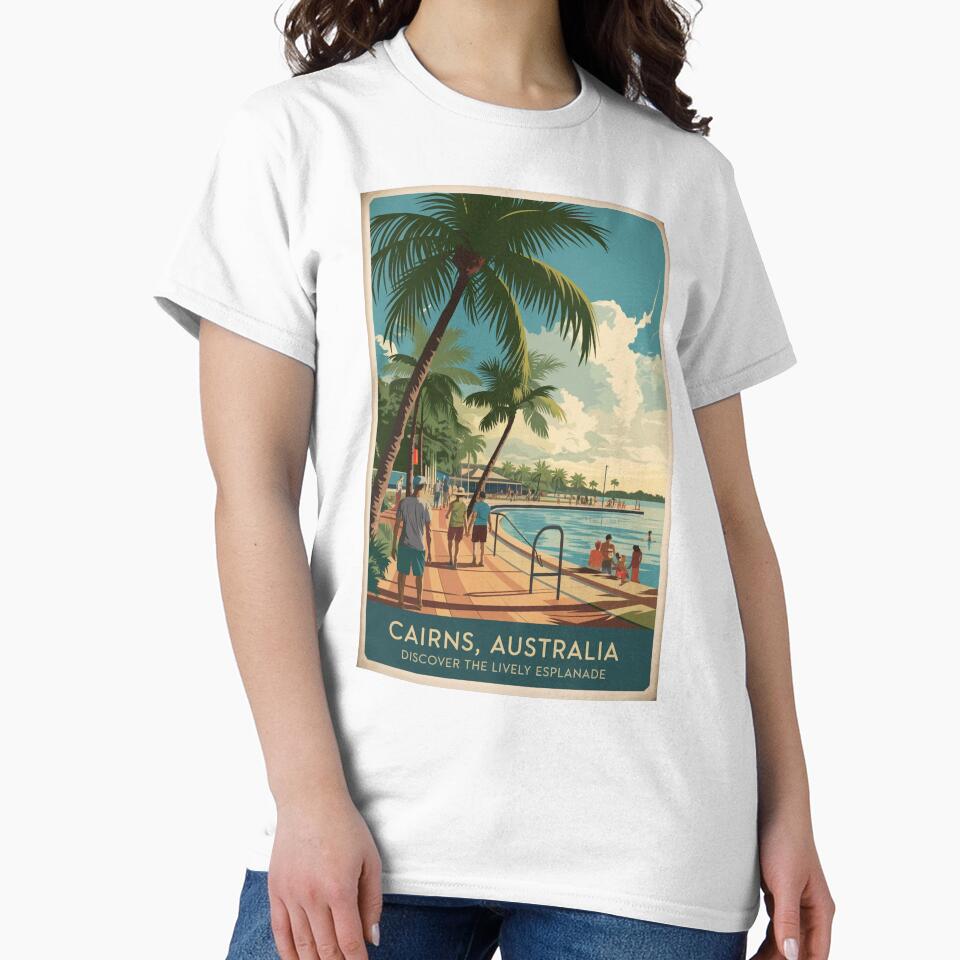 Cairns Vintage Travel Poster by TravelerRat