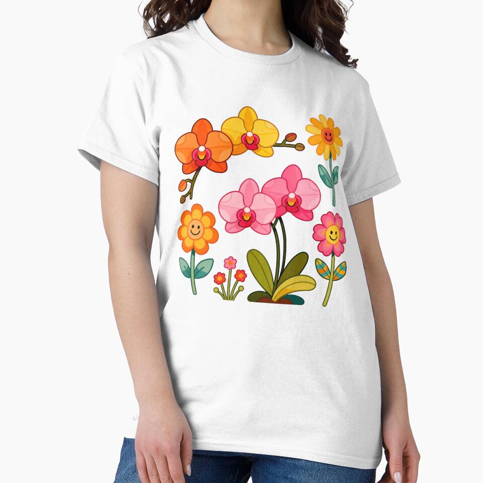 Orchids Retro by Arty Art