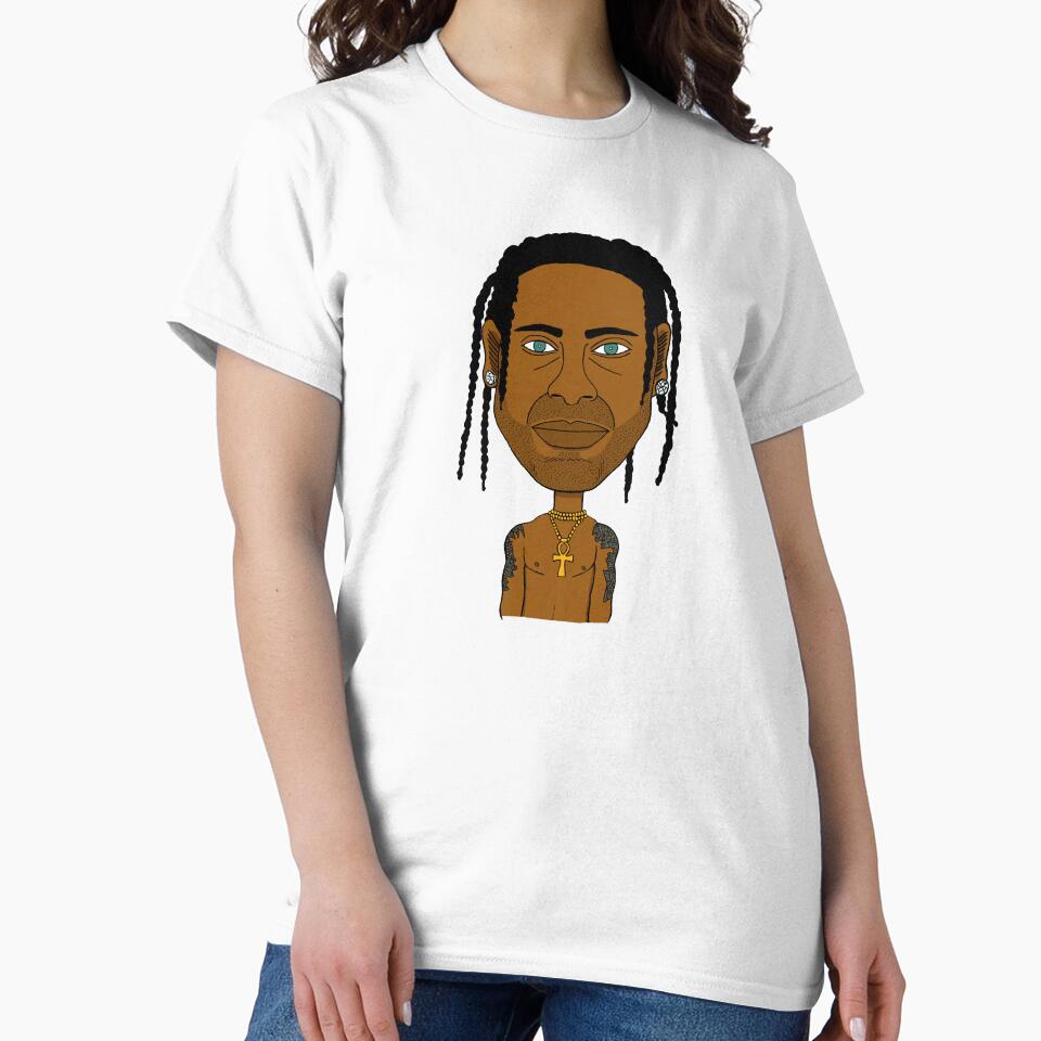 Cool Cartoon Black Guy with Dreads, Green Eyes and Gold Ankh Chain. by Eric Sintès