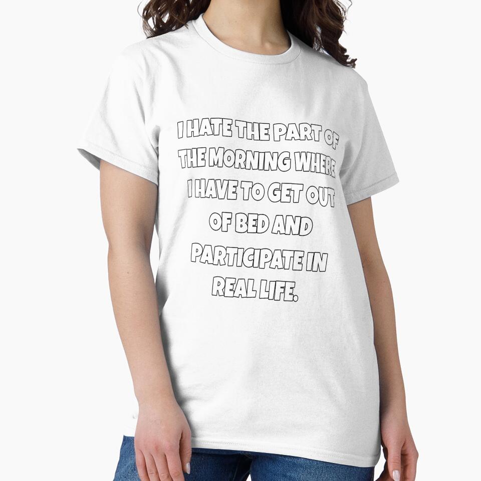 Funny Sarcastic Humor I Hate The Part Of The Morning by fantasticdesign