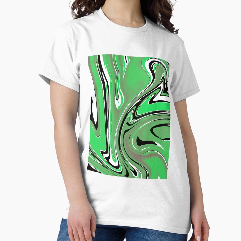 Green & Black Marble by Katherine Rilling