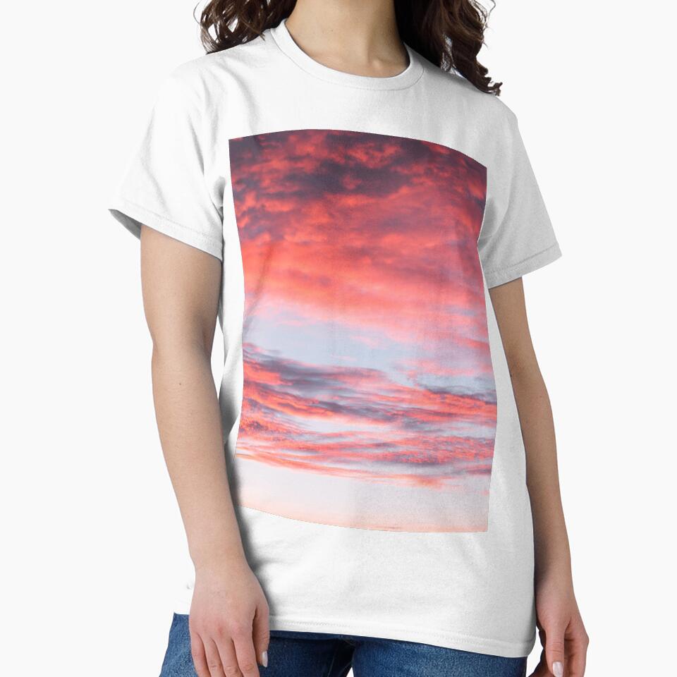 Beautiful Vibrant Pink Sunset Sky by newburyboutique