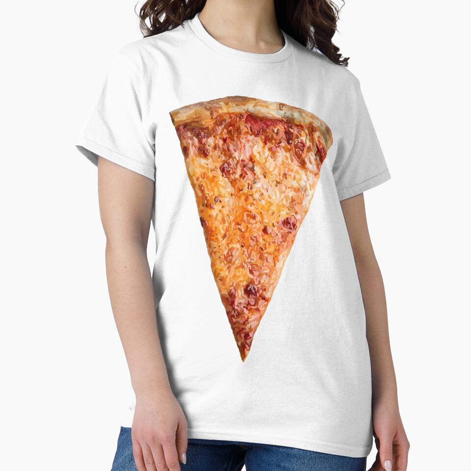 Plain Pizza Cheese Slice by Deborah Camp