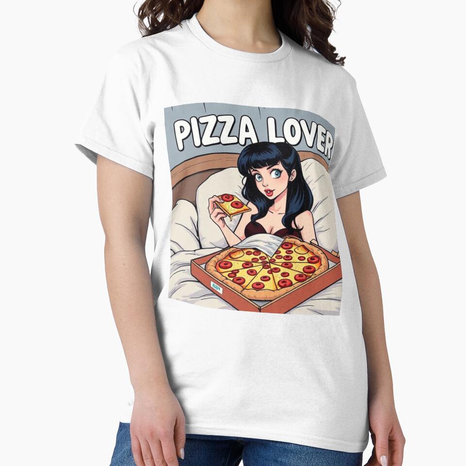 Pizza Lover Funny Pop Art by SaucyFoodTruck