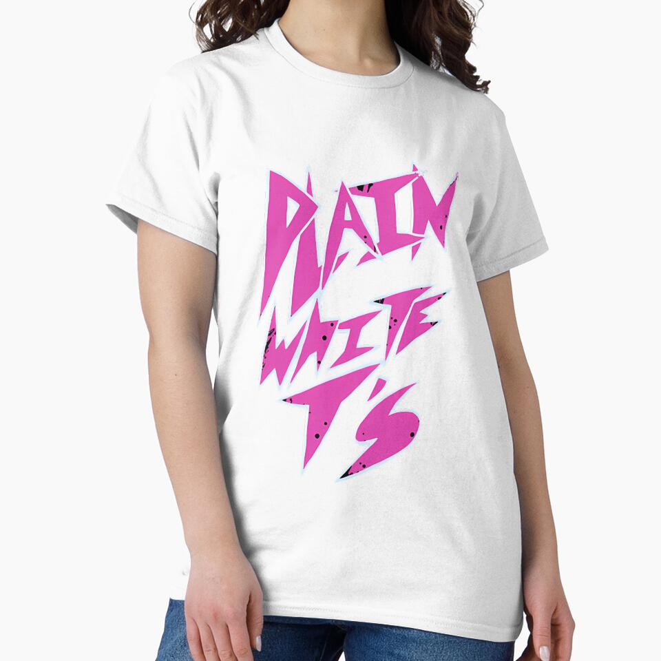 Plain White T_S Band Logo T-Shirt by PhilippeLeroux1
