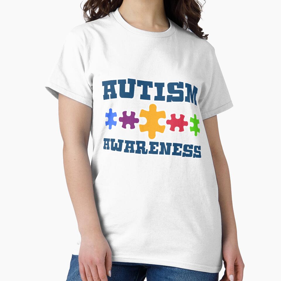 Colorful Puzzle Autism Awareness Novelty Gift by TTFMerch