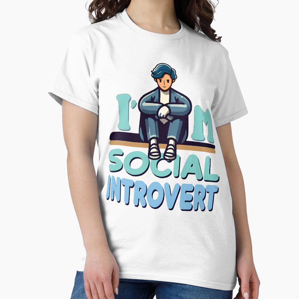 I'm Social Introvert, typography by maxmaj