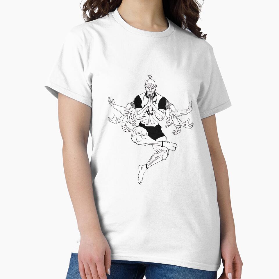Multi-armed martial arts master sitting in a meditating stance by JohnnyFive8