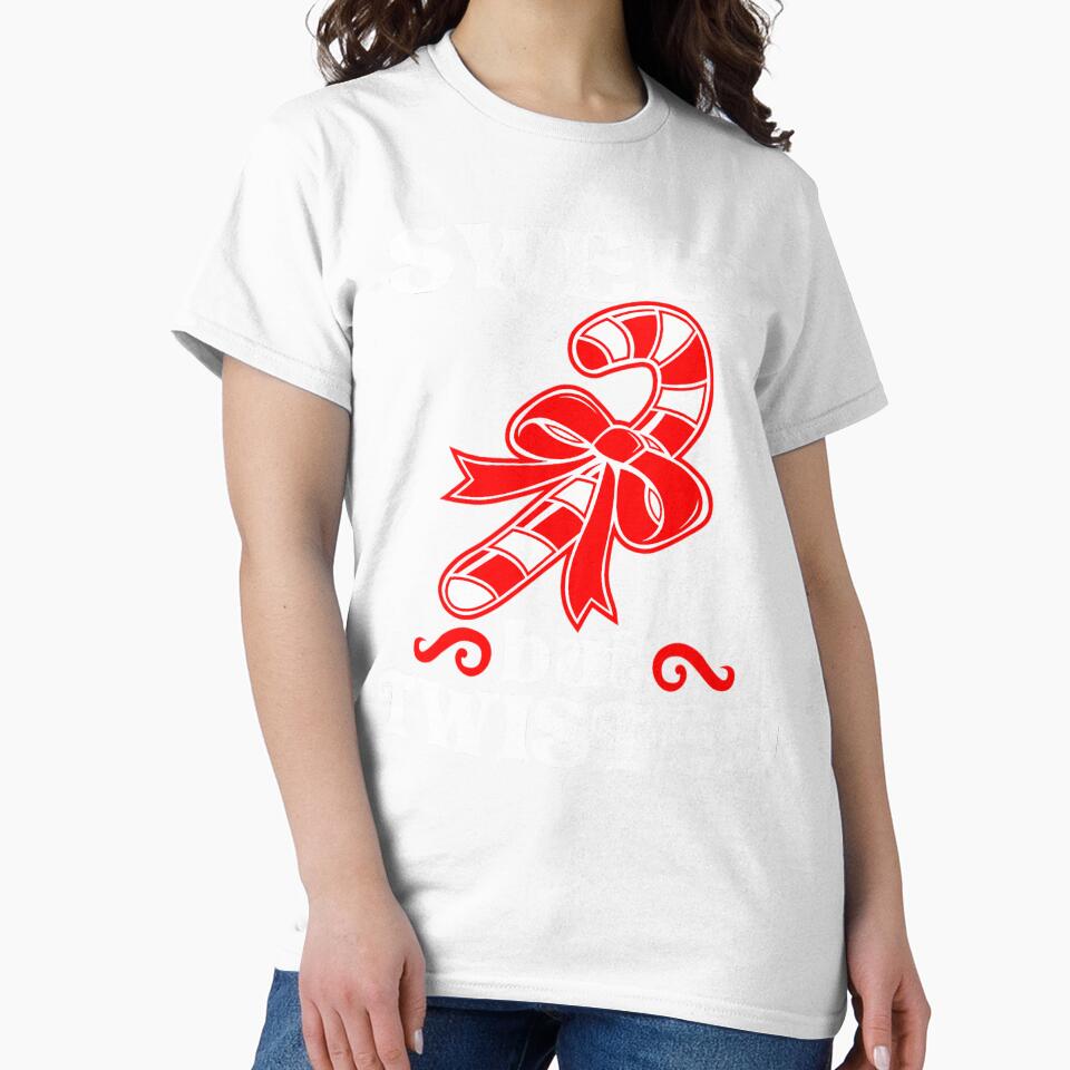 Candy Cane Sweet But Twisted Funny Christmas Short Sleeve by ireenefantien