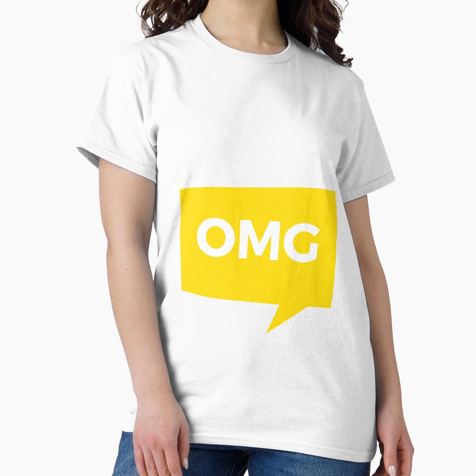 OMG OH My GOD Yellow  Novelty Design by popotamfriends