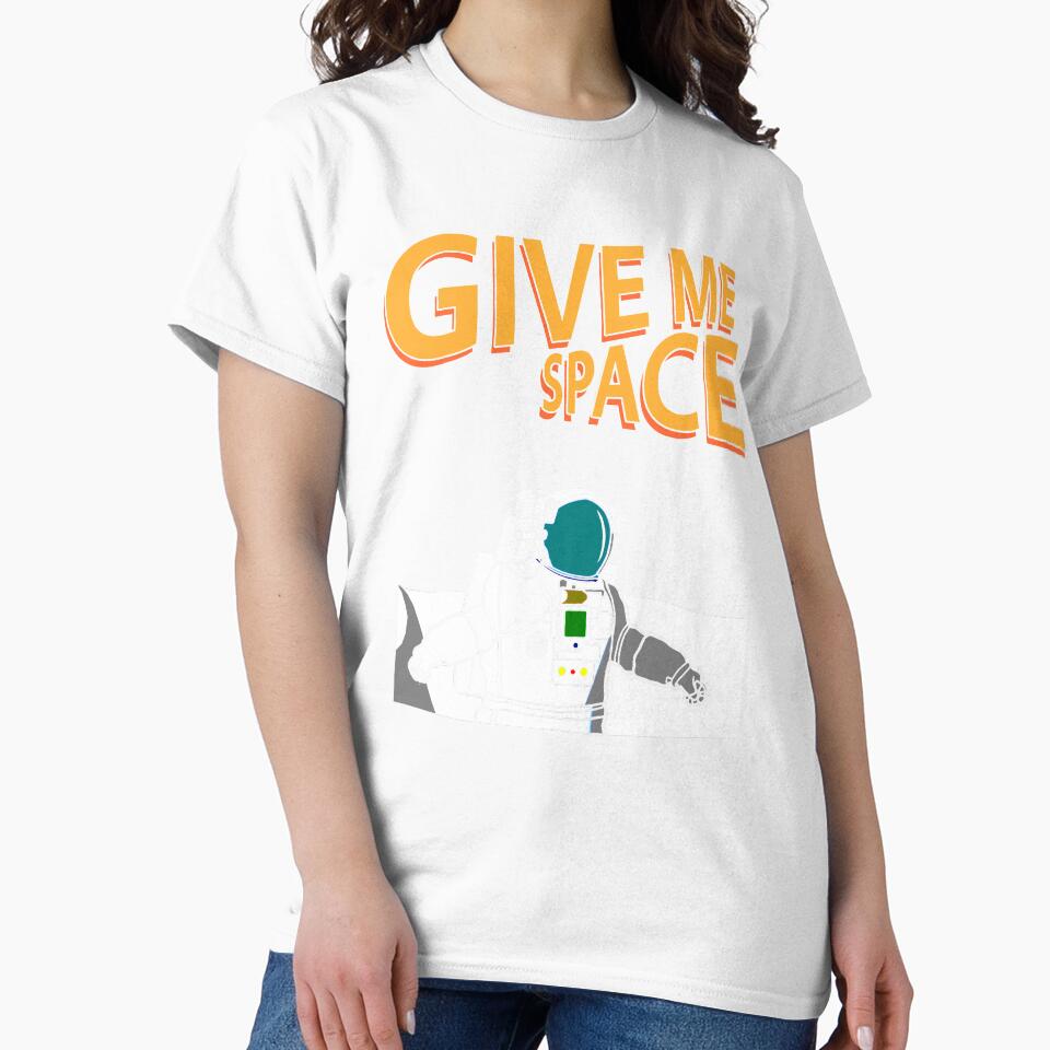 Give Me Space Funny Pun Silly Humor Astronaut Universe by sillyquestions