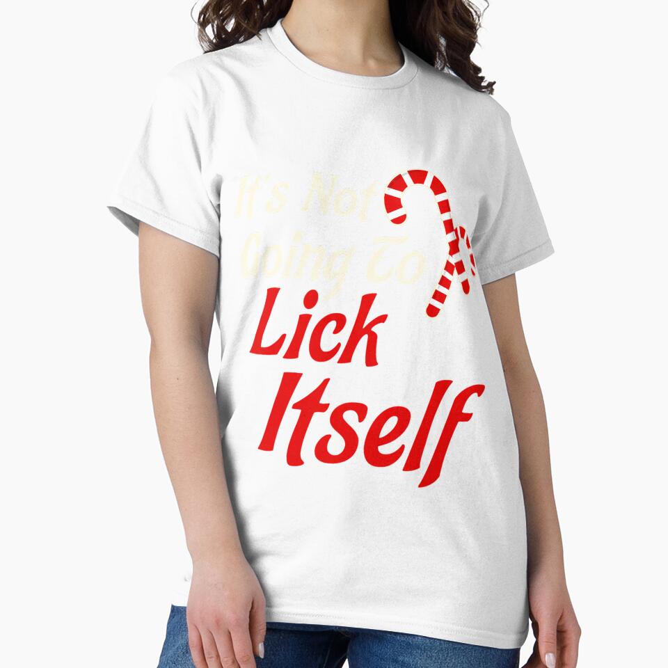 It's Not Going to Lick Itself Adult Short Sleeve Funny Christmas by dortuhayezh
