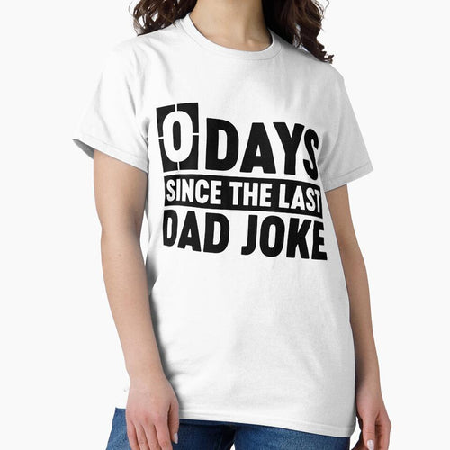 0 Days Since The Last Dad Joke Funny Father's Day Dad Birthday Gift by gunaone-design