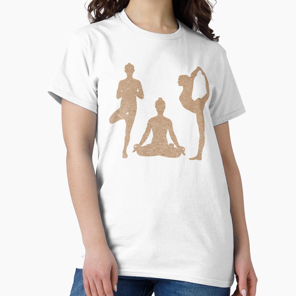 Three Yoga Poses: Tree, Lotus, and Dancer by Laanas55