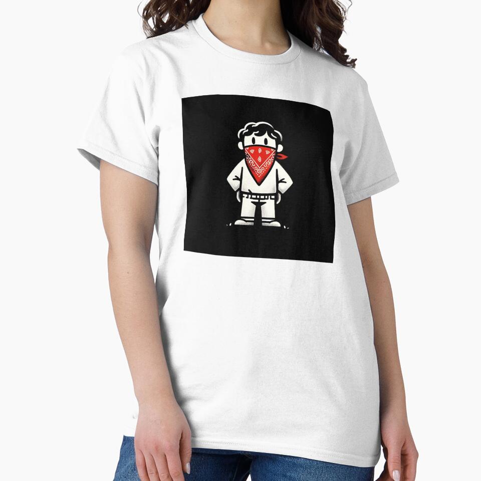 Blood Bandana: Unique T-Shirt Design for Edgy Style Statement by Gatsbird Design