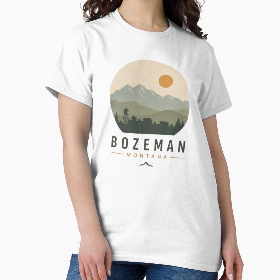 Bozeman, Montana Apparel - Tshirt, Sweatshirts, Long Sleeve, Hats, Stickers by projectbadass