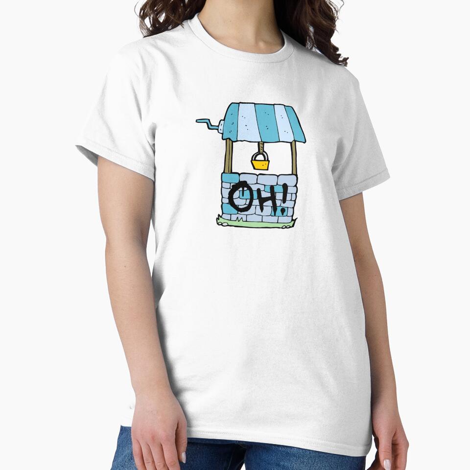 Oh Well Pun, Oh in graffiti on a blue funny water well by Click-Like
