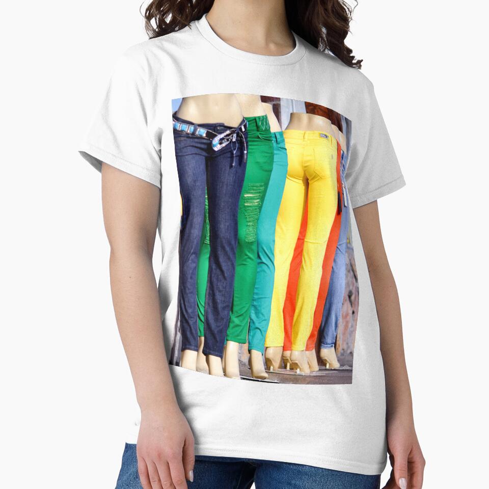 Rainbow of Jeans by MoreGoodArt
