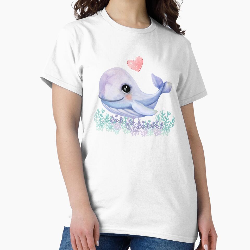 cute whale by KSP Designs