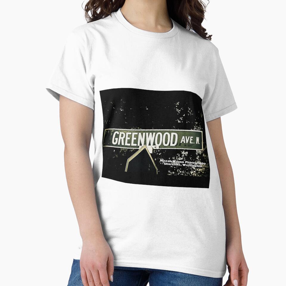 Greenwood Avenue, Shoreline, Washington by Mistah Wilson by The Street Sign Store