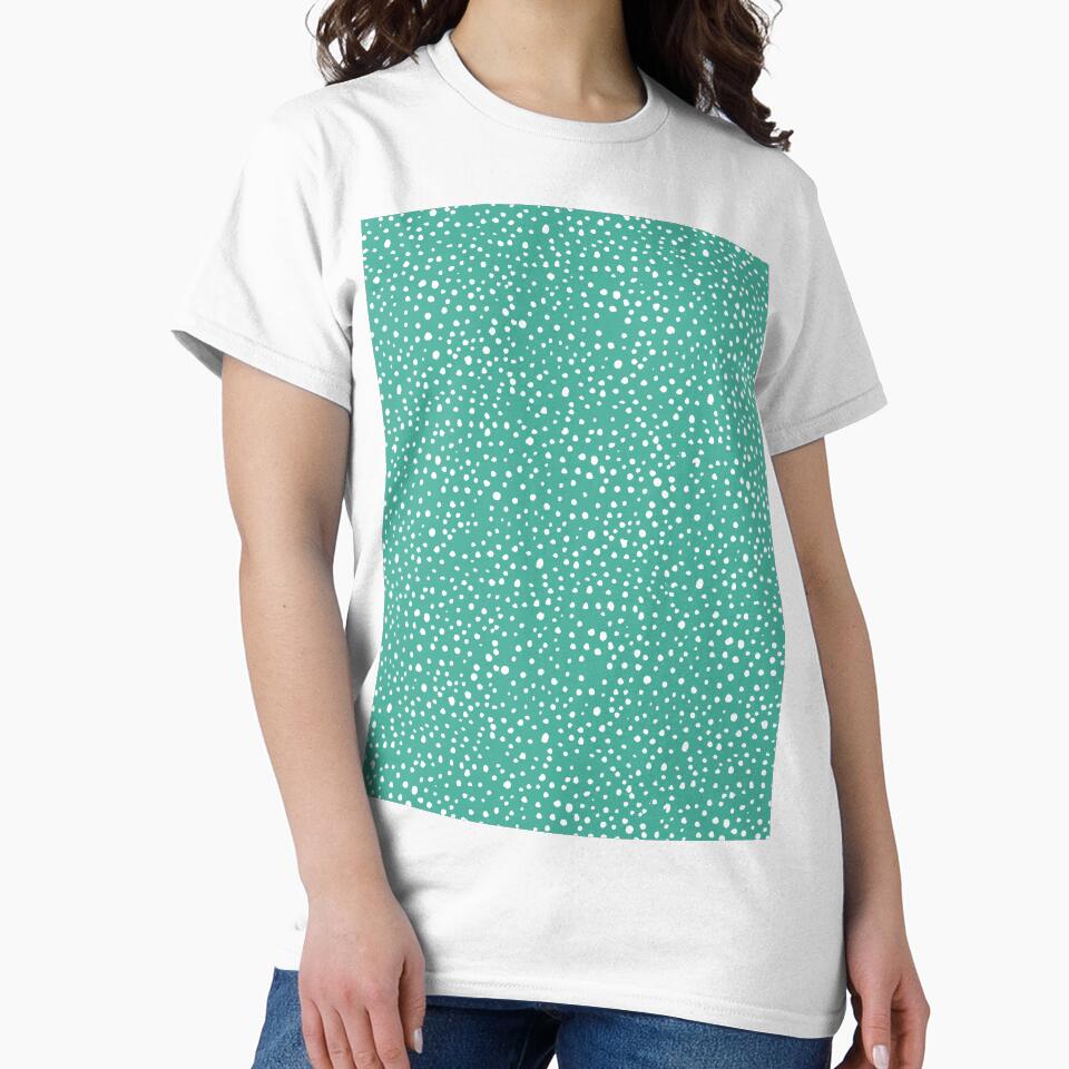 dots green light summer pattern basic by RanitasArt