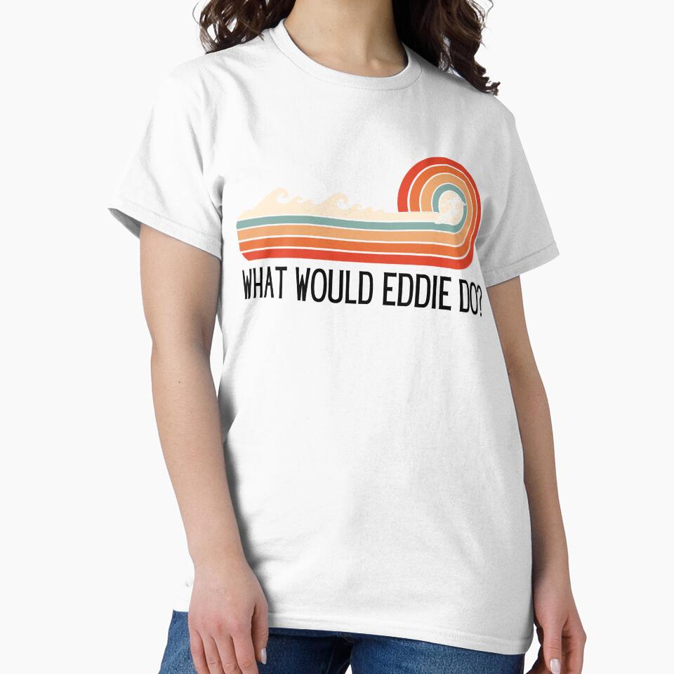 What would Eddie Do retro wave design MCM vibes by uhnotsocool