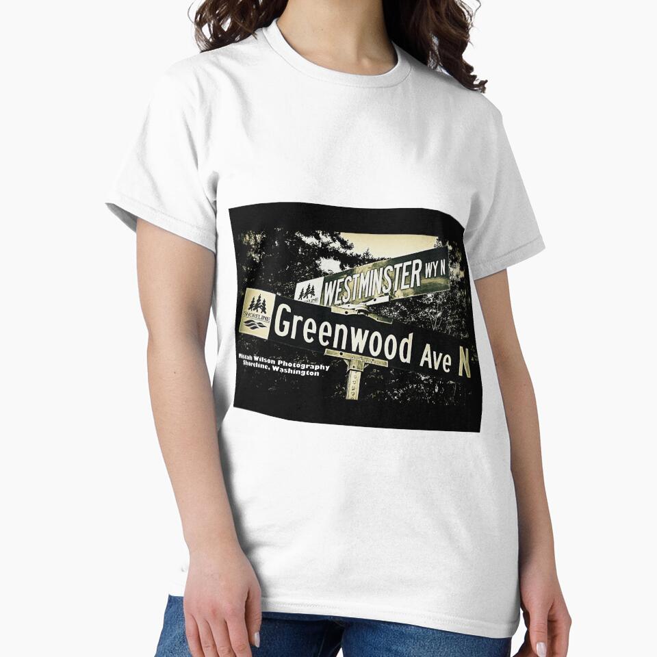 Westminster Way & Greenwood Avenue, Shoreline, Washington by Mistah Wilson by The Street Sign Store