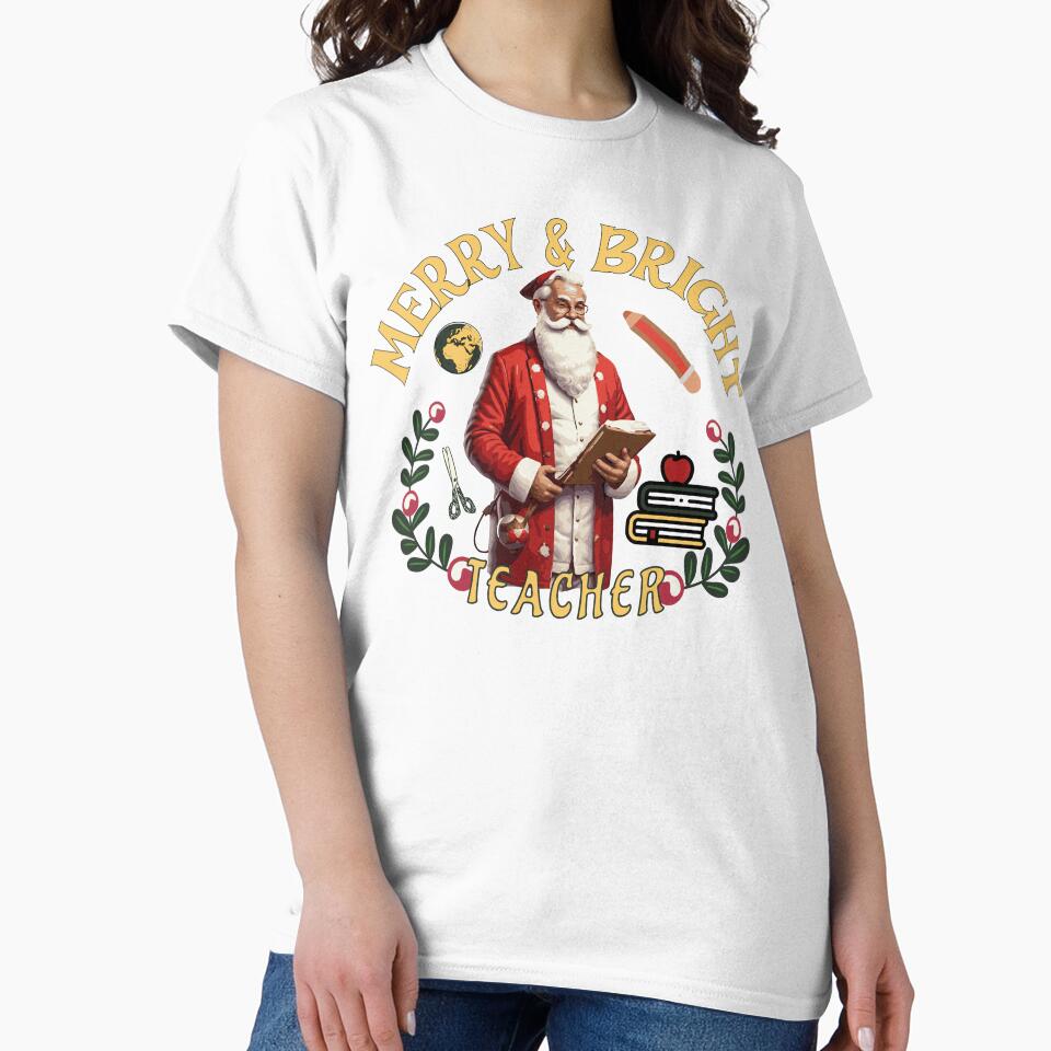 Merry and Bright, Teacher Appreciation, Christmas Holiday by CORINNE W