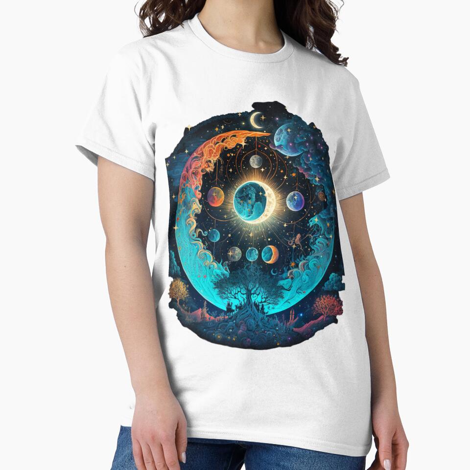 cluster of moons is a mesmerizing sight by LLdreams