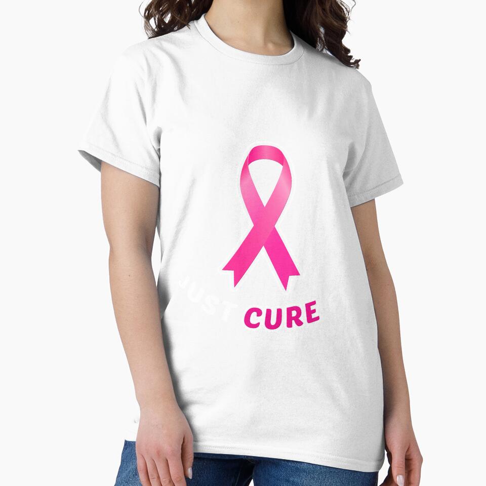 Just Cure It Breast Cancer Awareness T-Shirt by AllStarMerch
