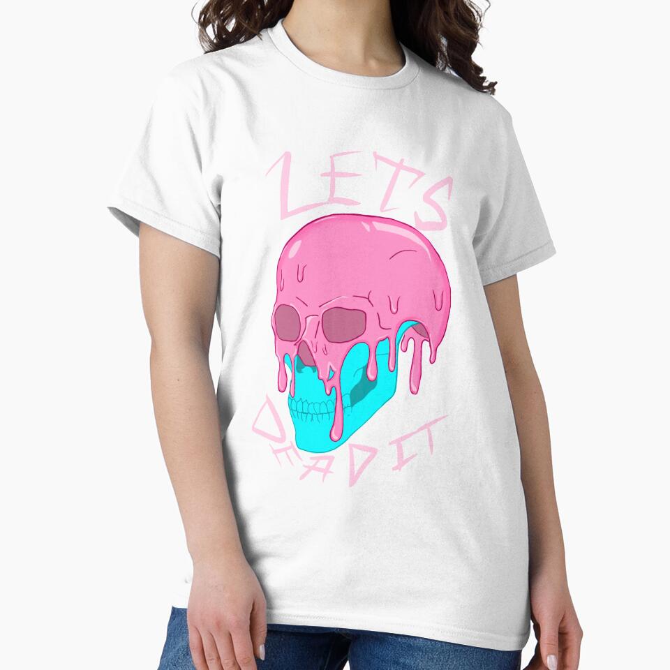 Let’s dead  it Cotton candy skull by Nunsketchy