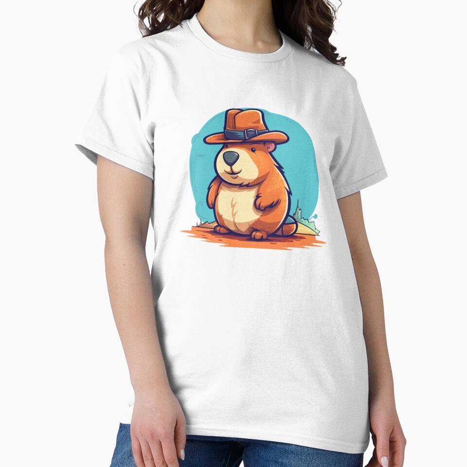 cowboy capybara by Edszart