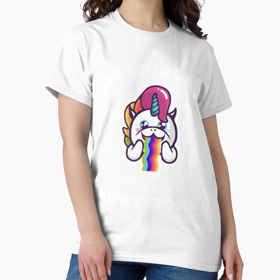 My Unicorn Ate My Homework T-Shirt by AllStarMerch