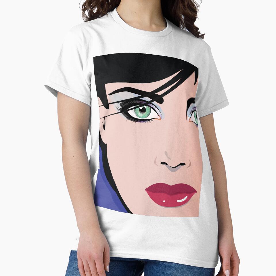 Pop Art Woman Beautiful Girl Bettina by Frank Schuster