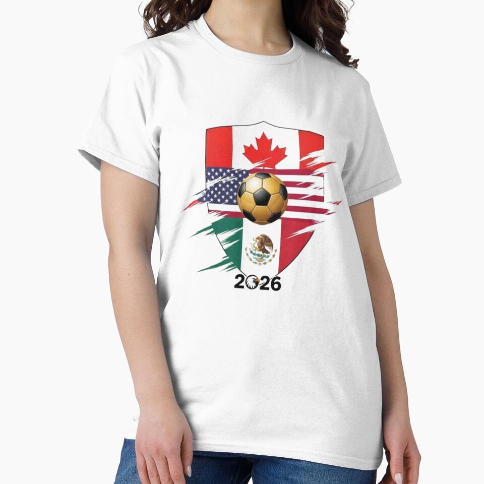 Golden Soccer Ball 2026 Host Nations Emblem by Bulk order available