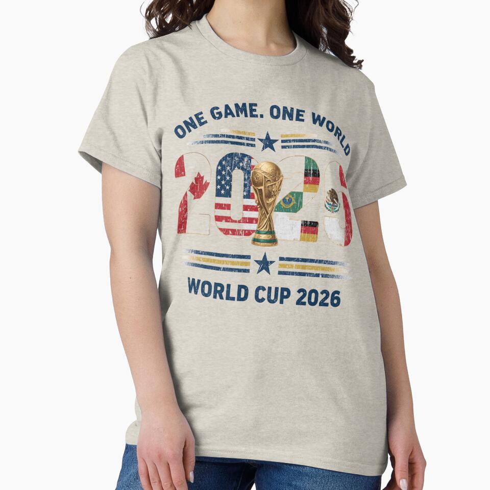 International Soccer Tournament 2026 Vintage Hoodie by aminomen