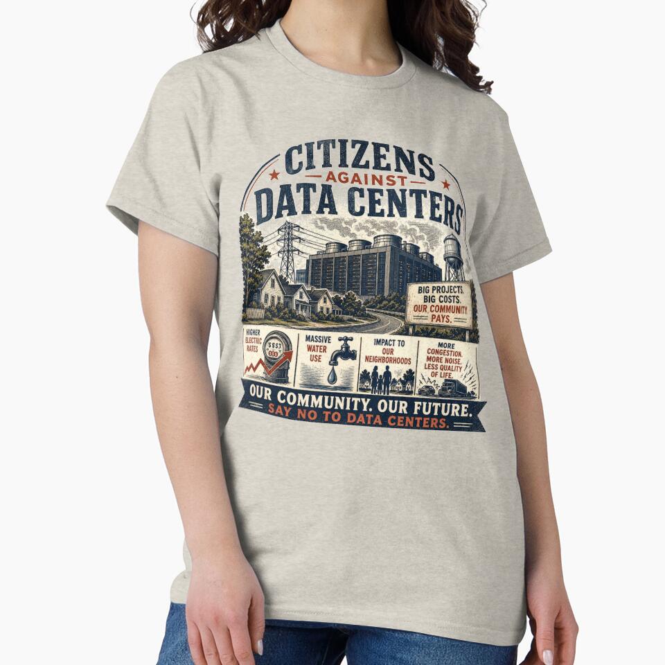 Citizens Against Data Centers - Political Meme by The Masked Designer